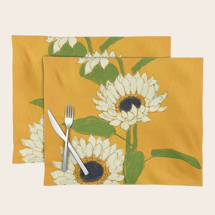 Sunflower Yellow Sami Placemat Gallery Image 1