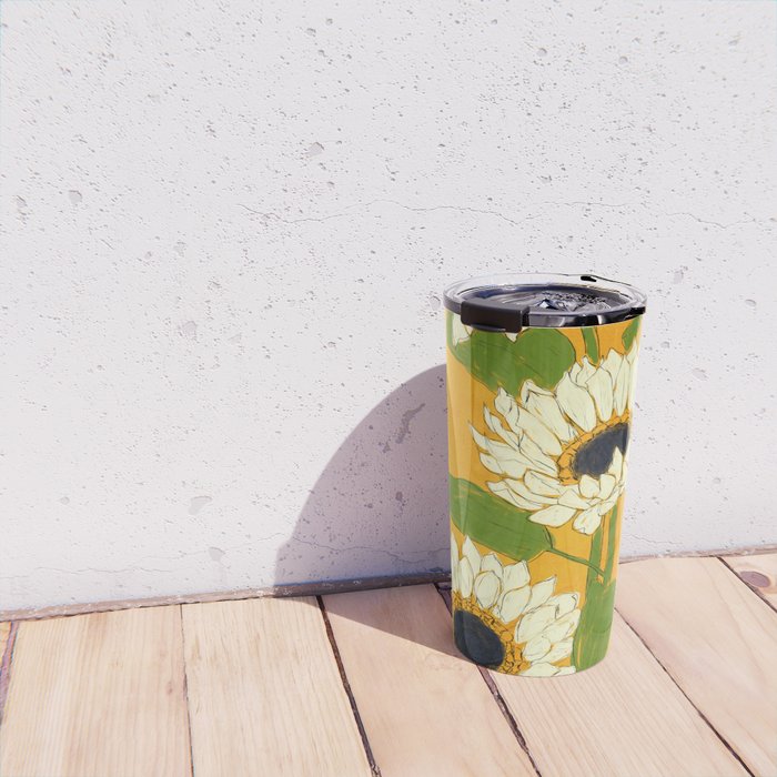 Sunflower Yellow Sami Travel Mug Gallery Image 4
