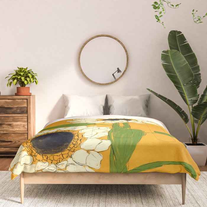 Sunflower Yellow Sami Comforter Gallery Image 3