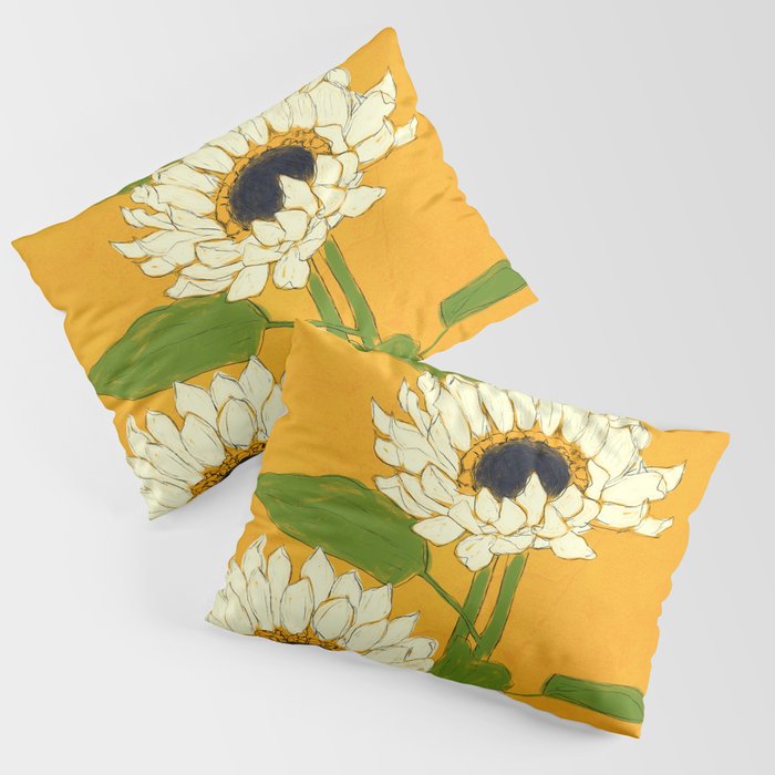 Sunflower Yellow Sami Pillow Sham Gallery Image 3