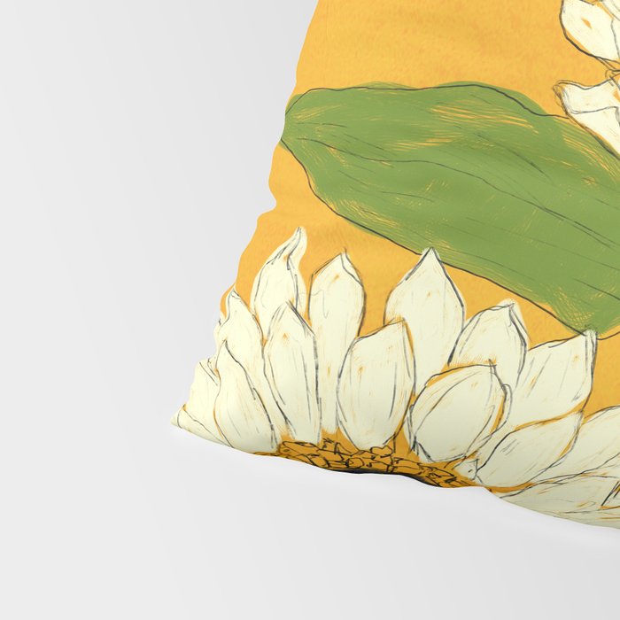 Sunflower Yellow Sami Pillow Sham Gallery Image 4