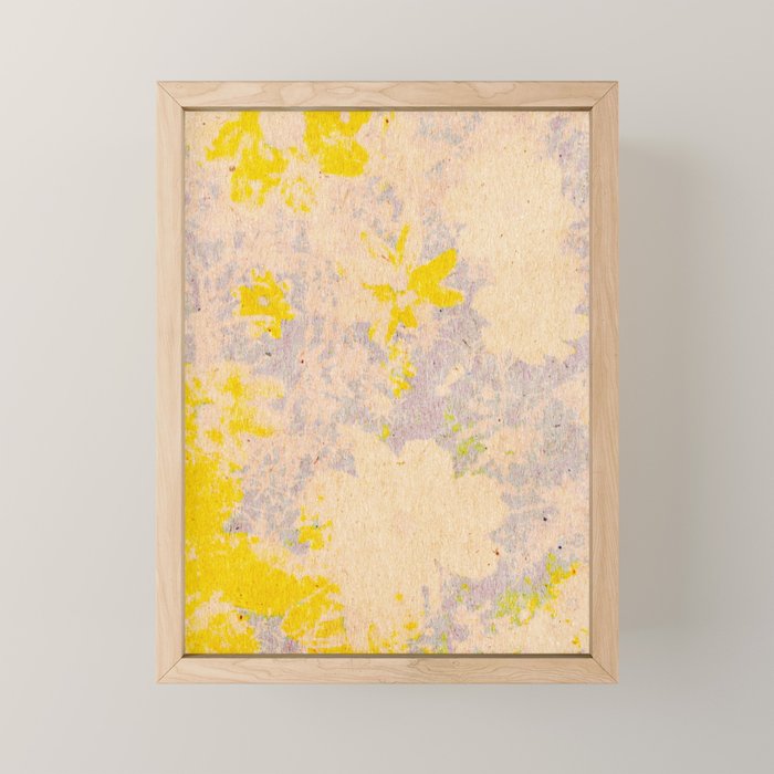 antique floral Mini Art Print Gallery Image 1