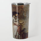John William Waterhouse The Magic Circle Travel Mug Gallery Image 1