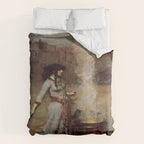 John William Waterhouse The Magic Circle Comforter Gallery Image 6