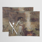 John William Waterhouse The Magic Circle Placemat Gallery Image 1