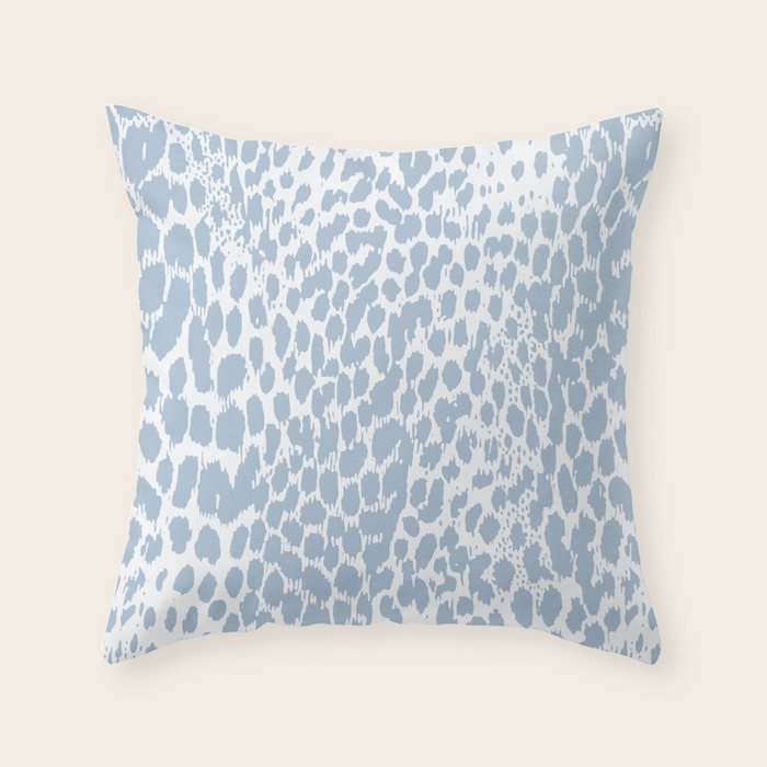 Cloud Leopard Calm Throw Pillow Gallery Image 1