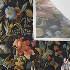 Countryside Bloom Ethereal Dark Floral Wall Tapestry Gallery Image 3