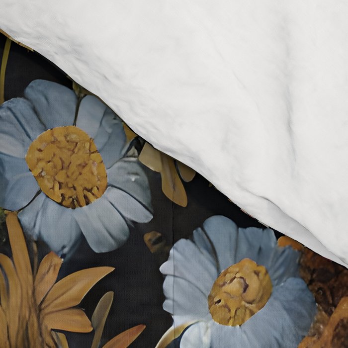 Countryside Bloom Ethereal Dark Floral Comforter Gallery Image 4