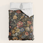 Countryside Bloom Ethereal Dark Floral Duvet Cover Gallery Image 6