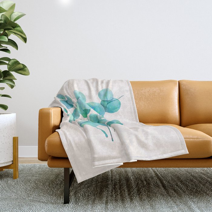 Eucalyptus Throw Blanket Gallery Image 1