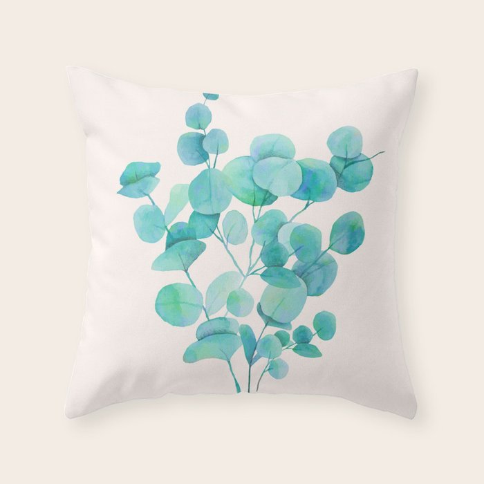Eucalyptus Throw Pillow Gallery Image 1
