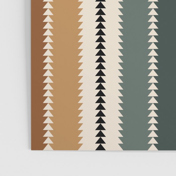 Western Stripes XVI Earthy Desert Poster Gallery Image 3
