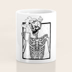 Skeleton Drinking a Cup of Coffee Coffee Mug Gallery Image 4