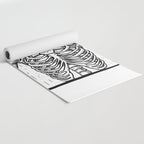 Skeleton Drinking a Cup of Coffee Yoga Mat Gallery Image 2