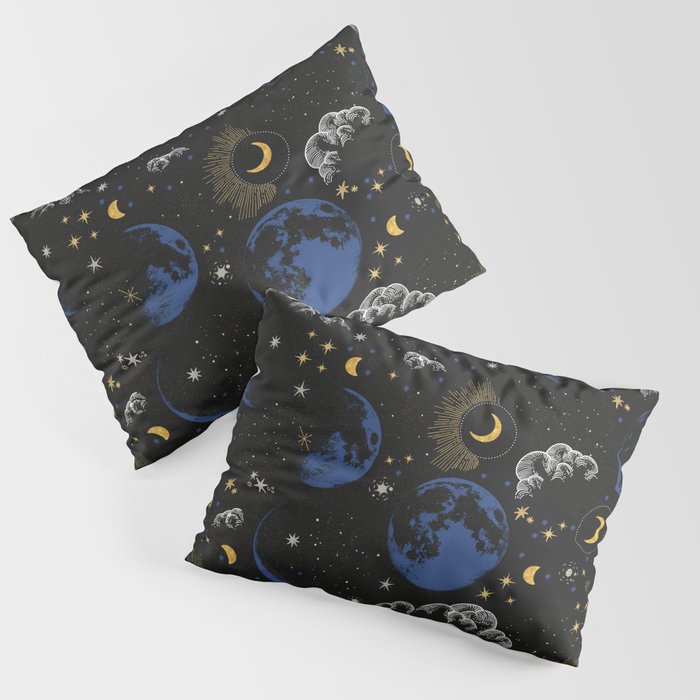 Night sky of stars 24 Pillow Sham Gallery Image 1