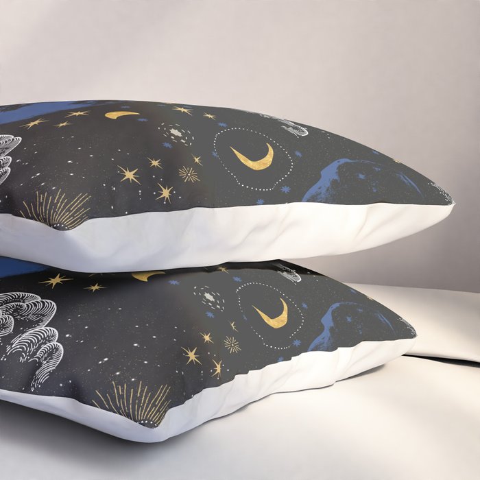 Night sky of stars 24 Pillow Sham Gallery Image 3