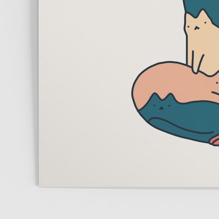 Cat Landscape 185: How many cats? Poster Gallery Image 3