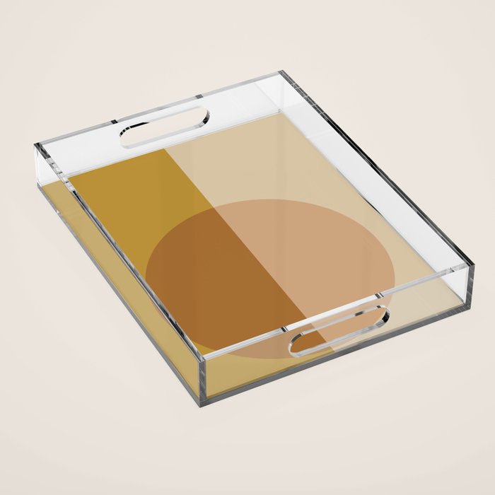 Color Block Abstract VII Acrylic Tray Gallery Image 1