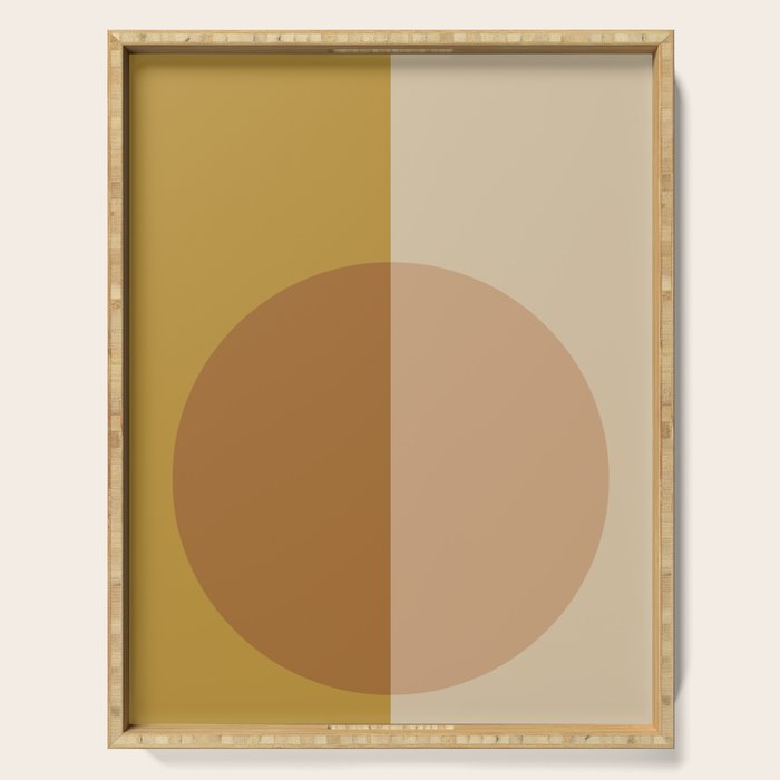 Color Block Abstract VII Serving Tray Gallery Image 1