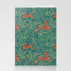 Jungle Fawn and Cat Stationery Card Gallery Image 2