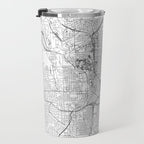 Atlanta White Map Travel Mug Gallery Image 3