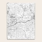 Atlanta White Map Notebook Gallery Image 4