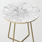 Atlanta White Map Side Table Gallery Image 2