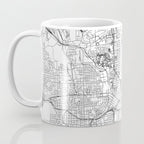 Atlanta White Map Coffee Mug Gallery Image 3