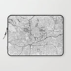 Atlanta White Map Laptop Sleeve Gallery Image 1