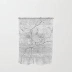 Atlanta White Map Wall Hanging Gallery Image 1