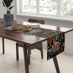 Wild West - dark brown, rust, green, and black Table Runner Gallery Image 2