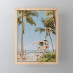 no lifeguard lxxiv / waikiki, hawaii Mini Art Print Gallery Image 1