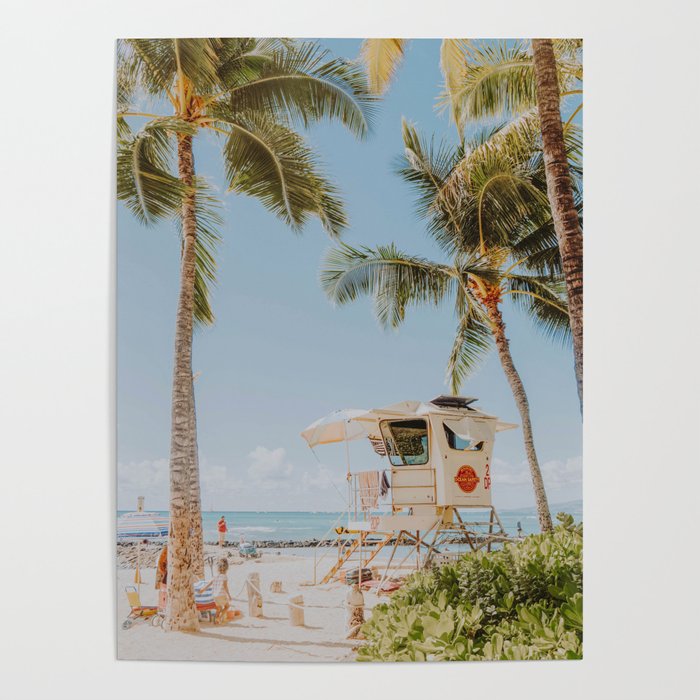 no lifeguard lxxiv / waikiki, hawaii Poster Gallery Image 4
