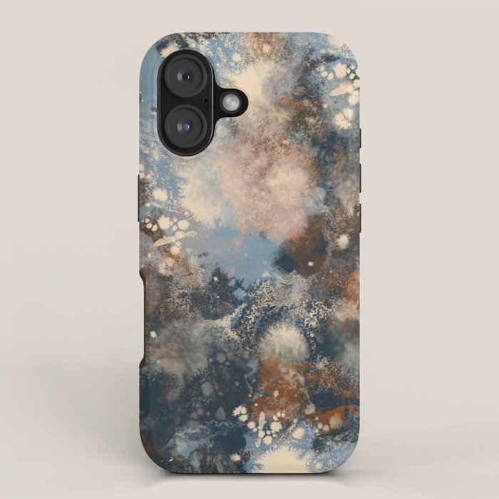 Earth watercolor splashes 2 iPhone Case Gallery Image 1