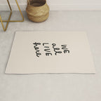 we all live here Rug Gallery Image 1
