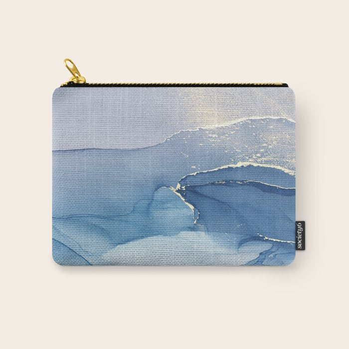 Abstract Blue Art Print By LandSartprints Carry All Pouch Gallery Image 1