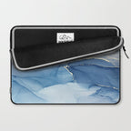 Abstract Blue Art Print By LandSartprints Laptop Sleeve Gallery Image 2