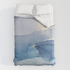 Abstract Blue Art Print By LandSartprints Duvet Cover Gallery Image 6