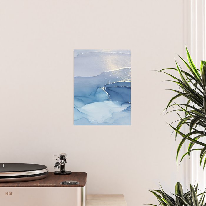 Abstract Blue Art Print By LandSartprints Poster Gallery Image 2