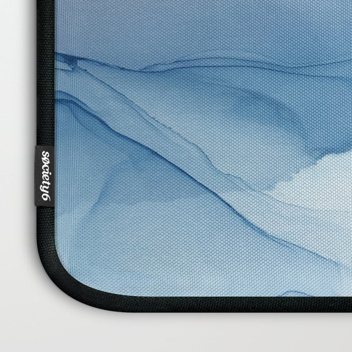 Abstract Blue Art Print By LandSartprints Laptop Sleeve Gallery Image 3