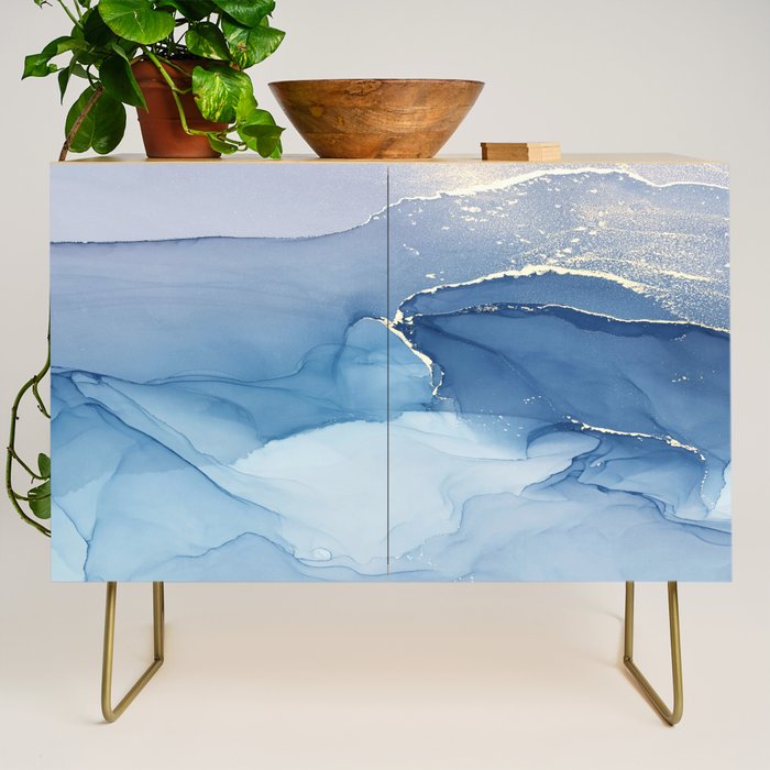 Abstract Blue Art Print By LandSartprints Credenza Gallery Image 1