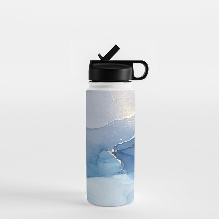 Abstract Blue Art Print By LandSartprints Water Bottle Gallery Image 1