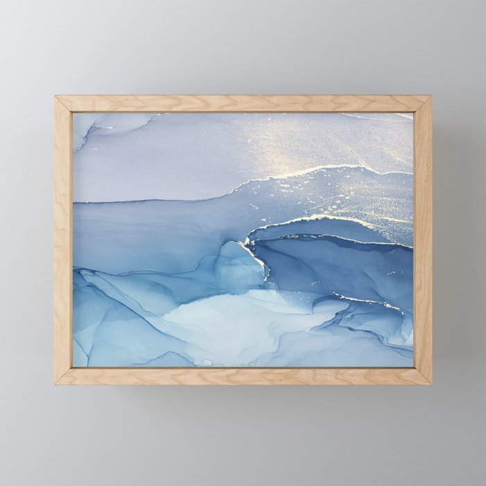 Abstract Blue Art Print By LandSartprints Mini Art Print Gallery Image 1