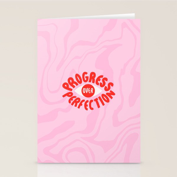 Progress over Perfection Stationery Card Gallery Image 1