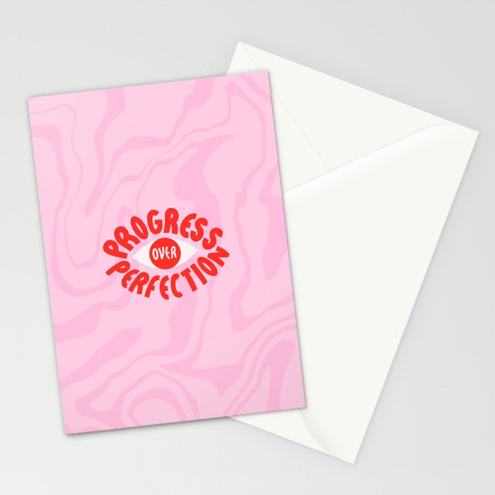 Progress over Perfection Stationery Card Gallery Image 2