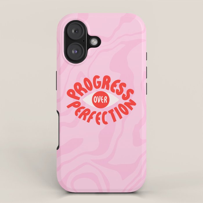 Progress over Perfection iPhone Case Gallery Image 1