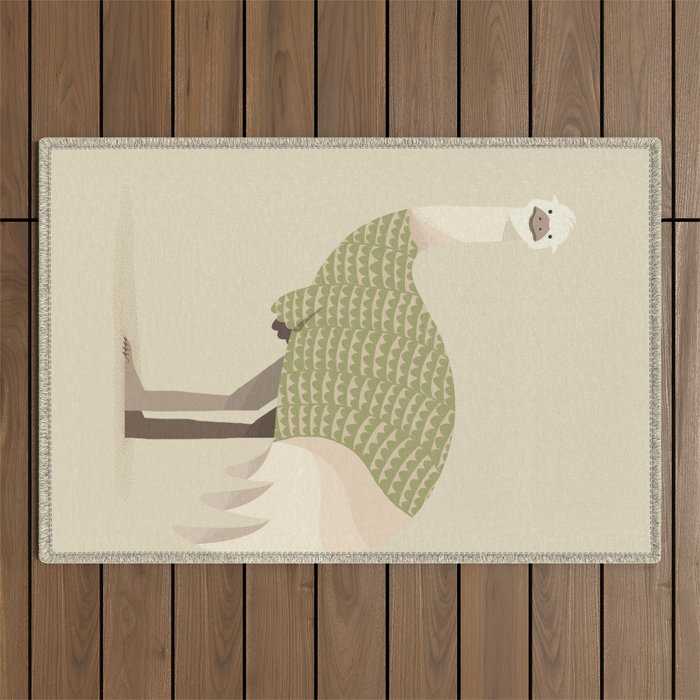 Whimsical Emu Outdoor Rug Gallery Image 1