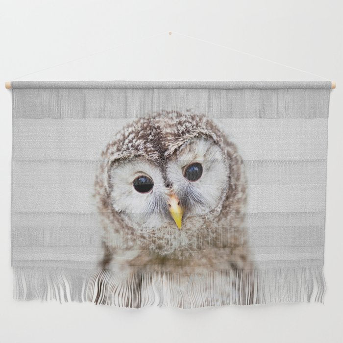 Baby Owl - Colorful Wall Hanging Gallery Image 1