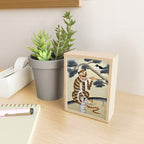 Korean Minhwa Tiger with Pipe Mini Art Print Gallery Image 2