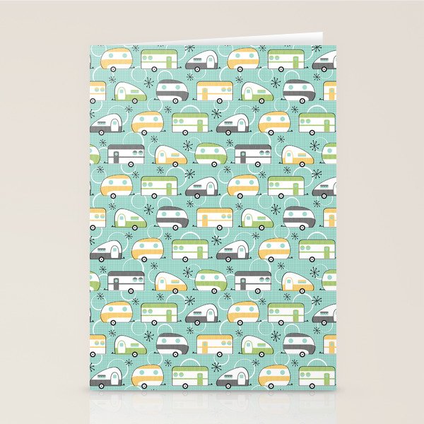 Happy Campers Stationery Card Gallery Image 1